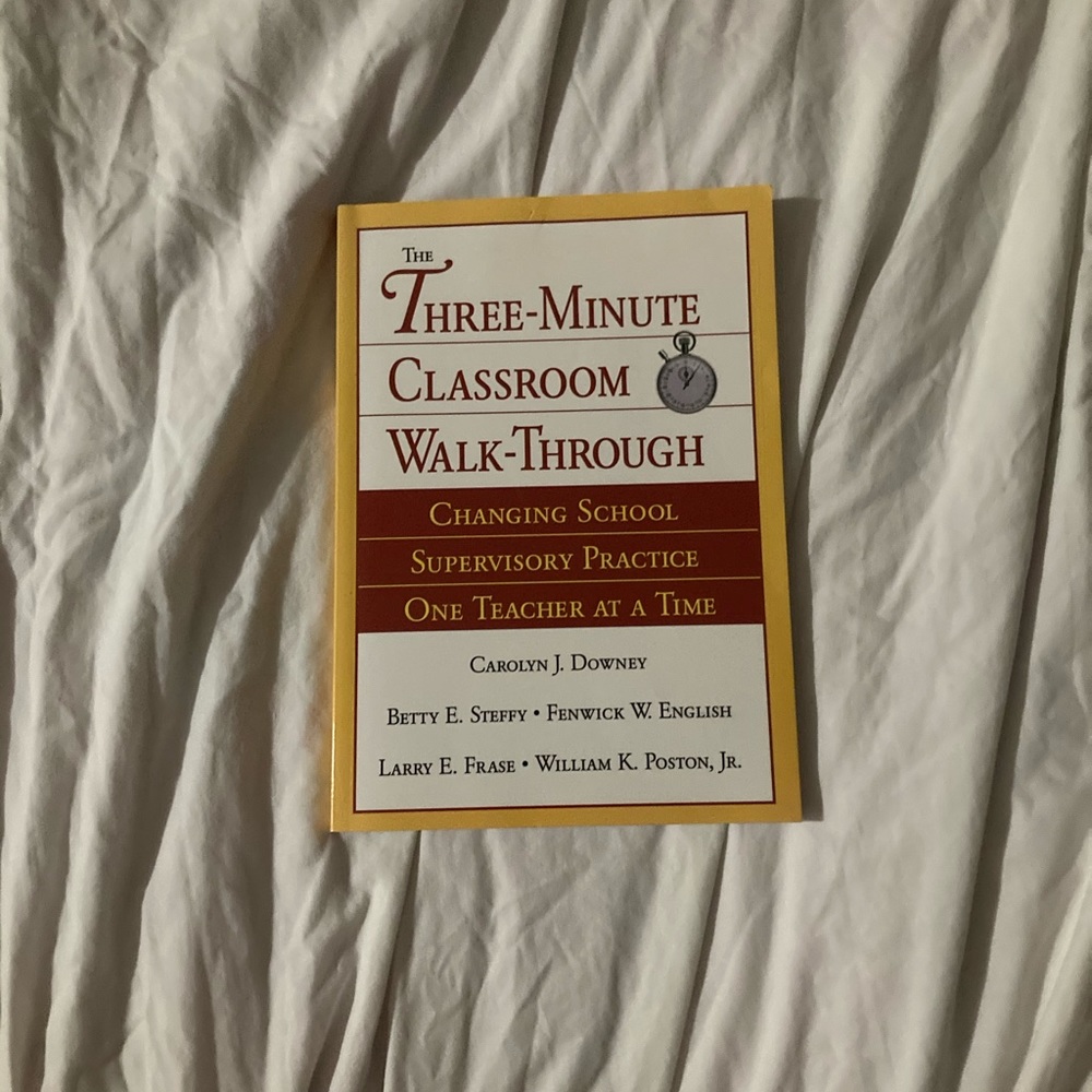 The three-minute classroom walk-through